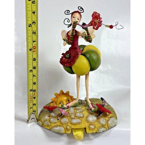 Tutti Frutti Strawberry Fairy Department 56 Stocking Mantel Hanger Christmas - Picture 12 of 12